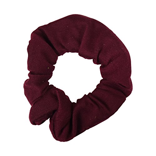 Set of 12 Scrunchies - Maroon