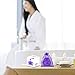 Hair Scalp Massager Shampoo Brush,Yansu Dandruff Brush Scalp Massage Brush Silicon Scalp Massager Scalp Care Brush Scalp Scrubber with Soft Silicone Purple