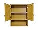 Design House 531962 Claremont Bathroom Wall Cabinet 2-Door, 1-Shelf, 22 x 26, Honey Oak
