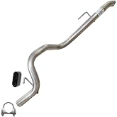 Exhaust Tail Pipe Compatible for 1996-2001 Jeep Cherokee 4.0L | Stainless Steel | Northeastern Exhaust | Free Clamp and Hanger included | Automotive Replacement Part | Direct-Fit