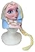 Disney Frozen Elsa Girls Baseball Cap with Braided Long Blonde Hair - One Size [2013] Off-White