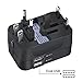 Universal Travel Adapter with Dual USB Ports by Ubittek: Worldwide All-in-One Lightweight Converter for US / EU / UK / AU and More