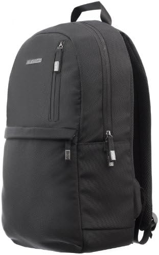 Runetz - BLACK Backpack Bag for School or College to carry Books with MacBook or Laptop up to 15.6 inch - Black