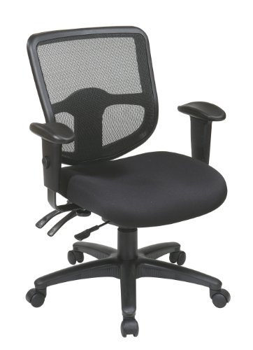 Office Star Ergonomic Task Chair with ProGrid Back and 