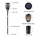 ChYoung 4 Pack Solar Lights, Waterproof Flickering Flames Torches Lights Outdoor Solar Spotlights Landscape Decoration LED Light for Garden Pathways Yard Patio