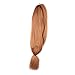 100% kanekalon jumbo braid hair extension 48inch pression braid crochet 57g feel me hair (48inch, 27#)