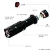 BestFire 100 Yards Super Mini Zoomable 300 Lumens CREE Q5 Green LED 3-Mode AA/14500 Battery Adjustable Focus Zoom Tactical Flashlight Red Hunting Light Cree LED Red Coyote Hog Hunting Light Lamp Torch for Hunting Fishing (Red Light)
