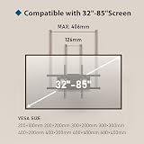 BONTEC TV Wall Bracket 32-85 Inch Full Motion Dual Arm 60kg VESA 600x400 view 10