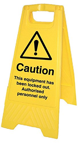Caledonia Signs 58554 Sign, This Equipment Has Been Locked Out