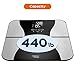 Smart Weigh Precision Body Fat Weight Scale with Tempered Glass Platform, Eight (Adult) User Recognition, 440 lb Weight Capacity, Measures Weight, Body Fat, Water, and Muscle Mass