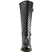 DailyShoes Women's Quilted Round toe Knee High Combat Rider Mid Calf with Side Pocket