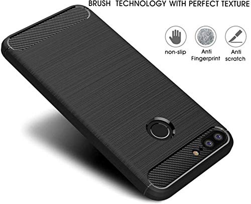 Fashionury 360 Degree Protection Ultra-Slim Rubberized Flexible Hybrid Rugged Armor Back Cover for Honor 9N