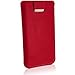 iGadgitz Premium Pouch Sleeve Red Leather Case Cover for Apple iPhone 7, 6S & 6 4.7