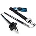 Tri-Fold Alloy UL Trekking Poles/Sticks - Folding, Collapsible, Adjustable, and Ultralight - Perfect for Hiking, Walking, Backpacking and Snowshoeing