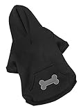 Best Pet Supplies - Voyager Dog Windproof Hoodie Pullover - Black, Large