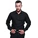 JINIU Men's Leather Belt Automatic Buckle 35mm Ratchet Dress Black Belts Boxed FG2