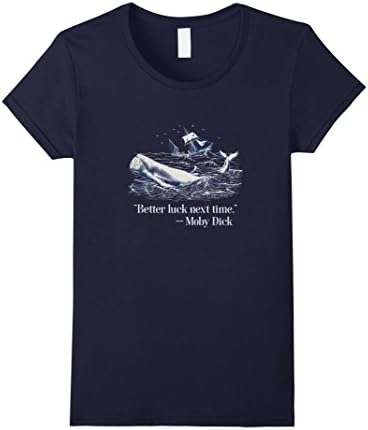 Womens Moby Dick: Better Luck Next Time Large Navy
