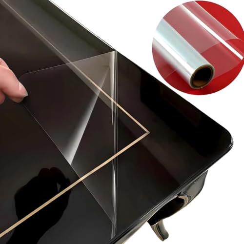 Adesivo Vinil P/Envelopamento Transparente Proteção Móveis Geladeira Fogão Mesa Impermeável 5m x 50cm
