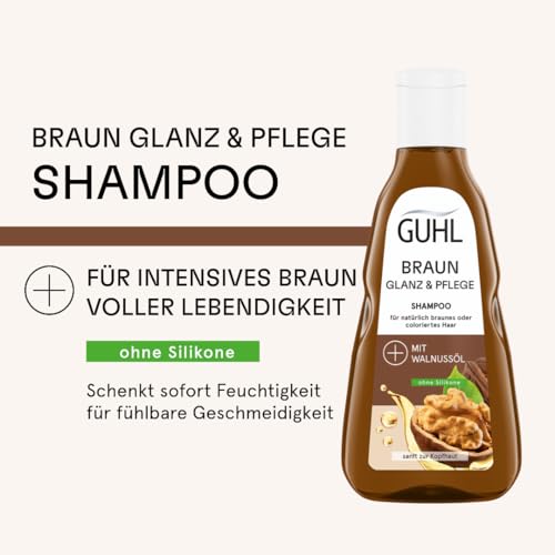 Guhl Braun Fascination Shampoo – Content: 250 ml – Hair Type: Brunette, Brown