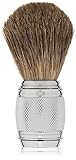 The Art of Shaving Fusion Chrome Collection, Pure Badger Brush, 0.76 lb.