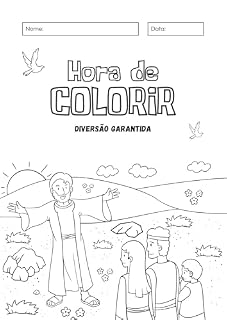 Livro Colorindo com Fé: Desenhos diversos cristãos para crianças