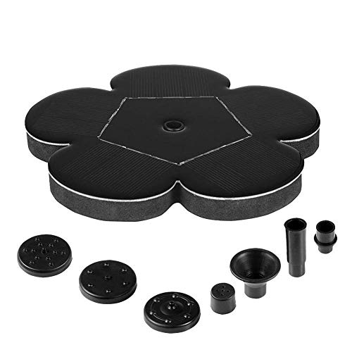 Solar Water Fountain for Bird Bath, Solar Fountain Water Pumps Freestanding Submersible for Small Pond,Fish Tank, Patio, Garden Decoration 1.4 W Solar Panel Water Pump Kit, Solar Pond Pump (AS70)