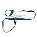 FitLifestyleCo Yoga Mat Strap - Carrying Sling - Durable Cotton - 4 Colors (Dark Blue Light Blue)