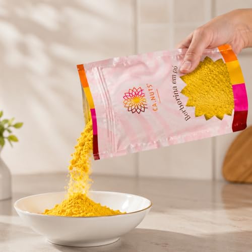 Berberina em Pó Pura Berberis Vulgaris HCL Alta Concentrado | Suplemento Natural Premium (100g)