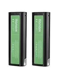 hanaix 2 Pcs 6 V 3.0 Ah Ni-MH batería de repuesto para Paslode 404717 B20544E BCPAS-404717 BCPAS-404717SH