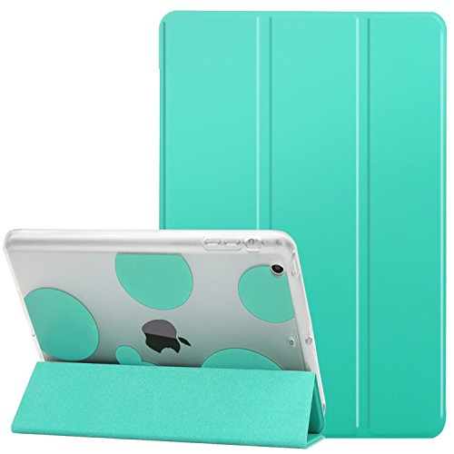 iPad mini Case,ipad mini 2 Case,Dailylux ipad mini 3 Case, Smart Folio Stand Cover Ultra Slim Light Shockproof TPU + Hard PC romantic bubble w/ Auto Sleep/Wake Function for ipad mini 1/2/3-Wint Green