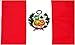 SHOPZEUS Peru National Flag 3 x 5 NEW 3x5 Large Peruvian Banner primary