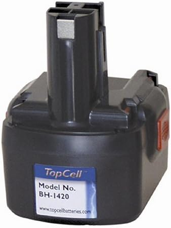 TopCell BH-1420 14.4-Volt 2.0 Amp Hour NiCad Pod Style Replacement Battery for Bosch Tools
