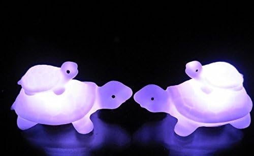 7 Color Changing Mother turtle LED Night Light Lamp with Battery Party Decor