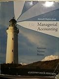 Selected Chapters from Managerial Accounting, Garrison, 0077365852