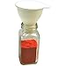 SpiceLuxe Silicone Mini Spice Funnel, No Clog Large Bottom Opening for Fast Pouring of Powdered, Leafy and Whole Spices