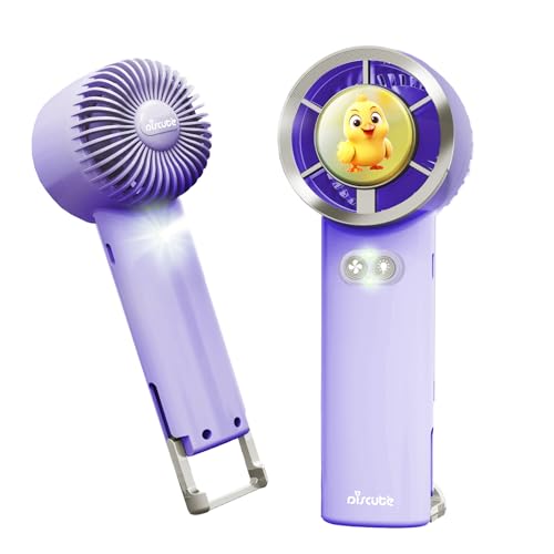 SO&MOTOYS Cute Yellow Duck Portable Handheld Mini Fan-3-Speed Adjustable Cooling Fan for Summer - Adorable Design with Compact & Lightweight Build