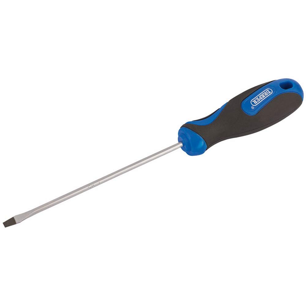 Draper 48920 Plain Slot Screwdriver with Soft Grip Handle, 3.2mm x 100mm — image 1