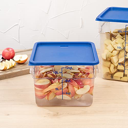 Restaurantware LID ONLY Met Lux Food Storage Container Lid, 1 Square