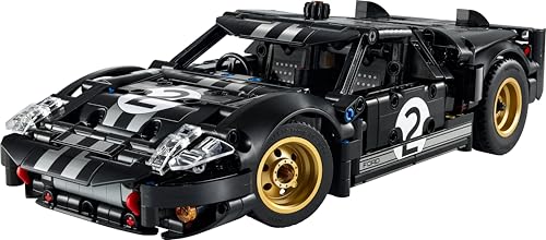 LEGO Technic 1966 Ford GT40 MKII Rennwagen - Bauset für Erwachsene - Modellauto zum Sammeln mit Lenkung und V8-Motor - Rennauto zum Ausstellen und Spielen - Geschenk für Männer und Frauen - 42223 10
