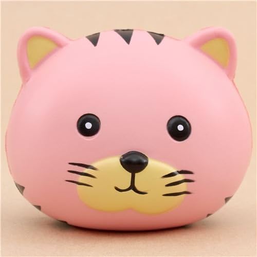 Cute pink tiger bun scented squishy kawaii