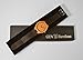 GEN Bamboo LeGENd Men's Wooden Bamboo Watch in Black with Genuine Leather Strap (Japanese Quartz)