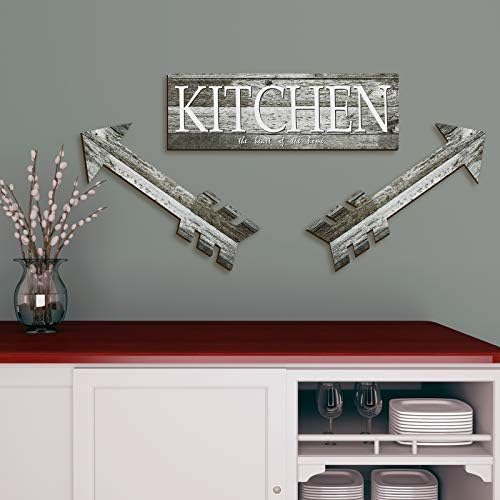 Wooden kitchen wall sign with a price of $15.99 as of August 9, 2023.