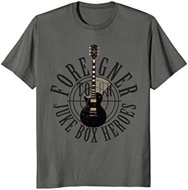 ForeignerJuke Box Heroes Officially Licensed T-ShirtOEKO-TEX STANDARD 100