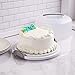 Round Cake Carrier Cover with Dome - Cake Stand with Lid - Dessert Serving Platter with Handle and Latch - Cupcake Holder Pies Display with Base -1 pack