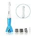 Eyebrow Trimmer,T-Antrix Women Shaver,Electric Precision Trimmer,Cordless Hair Razor Remover for Eyebrow Nose Ear Bikini Area Legs Armpit Body Face with Comb Head[Battery-Operated] (Blue)