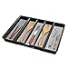 madesmart Expandable Utensil Tray - Granite| CLASSIC COLLECTION| 5-Compartments | Kitchen Organizer | Soft-Grip Lining | Easy to Clean | BPA-Free