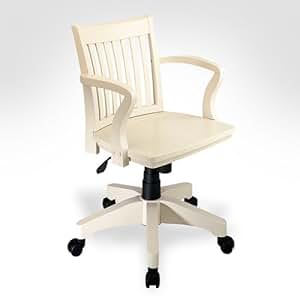 Amazon.com: Office Star Wood Bankers Chair in Antique ...