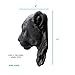 WALL CHARMERS Large Black Faux Mountain Lion Head Wall Hanging - 17