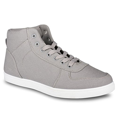Influence Men's Seb High-Top Fashion Sneakers, DARK GREY, Size 9