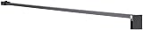 Milano Nero Black Wet Room Shower Screen Support Bar 1000mm Aluminium Matte view 1